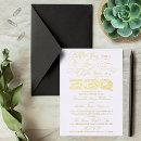 Search for barbeque wedding invitations Typography