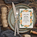 Search for orange blossom wedding invitations Tropical