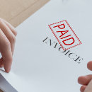 Search for paid rubber stamps Accounting paperwork