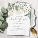 Search for emerald green bridal shower invitations Green and white