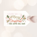 Search for happy new year gift tags Vintage