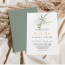 Recherche de watercolor leaves invitations Bride