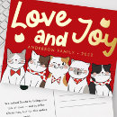 Search for christmas kitten postcards Season's greetings