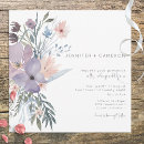 Search for dusty purple wedding invitations Boho