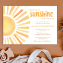 Recherche de sunshine baby shower invitations Rayon de soleil