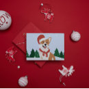 Recherche de chien père noël cartes postales Neige