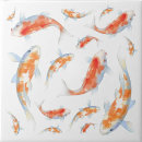 Search for japanese koi tiles Vintage