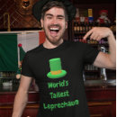 Search for worlds tallest leprechaun tshirts Irish