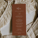 Recherche de rustique mariage menus Bride