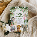 Recherche de jungle invitations Animaux safari