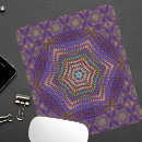 Recherche de mandala coloré tapis souris Violet