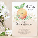 Search for peach baby shower invitations Cute