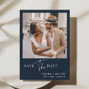 Recherche de navy blue save the dates Minimaliste