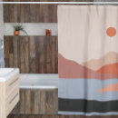 Search for mountain landscape shower curtains Orange