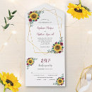 Search for sunflower burgundy rose invitations Fall