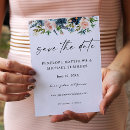 Recherche de navy blue save the dates Simple