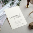 Search for ivory wedding invitations Modern professional glam minimalist