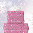 Search for pink snowman wrapping paper Christmas trees