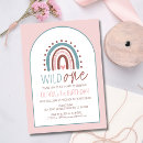 Recherche de boho girl 1st birthday invitations Arc en ciel
