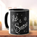 Search for snow flake mugs Black