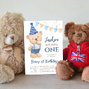 Search for beary 1st birthday invitations Cute