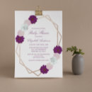 Recherche de blanc violet invitations Chute