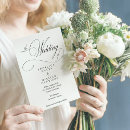 Search for classic black and white wedding invitations Simple