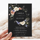 Search for floral circle wedding invitations Elegant