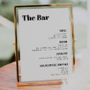 Search for drinks wedding menus Typography