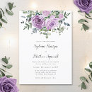 Recherche de et floral pourpre Aquarelle florale