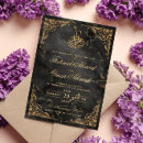 Search for black marble wedding invitations Walima