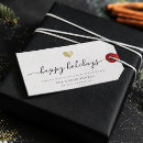 Search for happy holidays gift tags modern