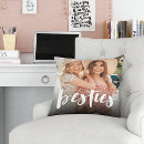 Search for throw pillows Best friends forever