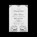 Search for death ceremony invitations Black and white