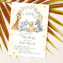 Recherche de jungle cartes baby shower invitations Animaux de safari