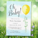 Search for yellow balloon invitations Whimsical