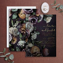 Search for dark purple wedding invitations Chic