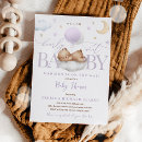 Search for lilac baby shower invitations We can bearly wait