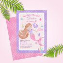 Search for starfish birthday invitations Mermaid