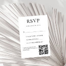 Search for plain white rsvp cards Elegant