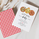 Search for pizza 1st birthday invitations Love you to pizzas