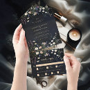 Search for postcard wedding invitations Modern monogrammed folded marriage