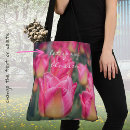 Search for spring tulips bags Botanical design