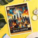 Recherche de kuala lumpur malaisie cartes postales Rétro