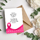Recherche de patient de cancer du sein vœux cartes Encouragement