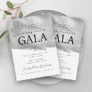 Search for elegant gala invitations Silver
