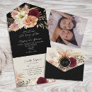 Search for burgundy and peach invitations Couple