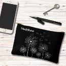 Search for art pouch bag cosmetic bags Black and white