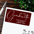 Recherche de college graduation return address labels Lycée