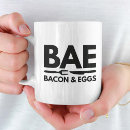 Search for bacon and eggs mugs Funny